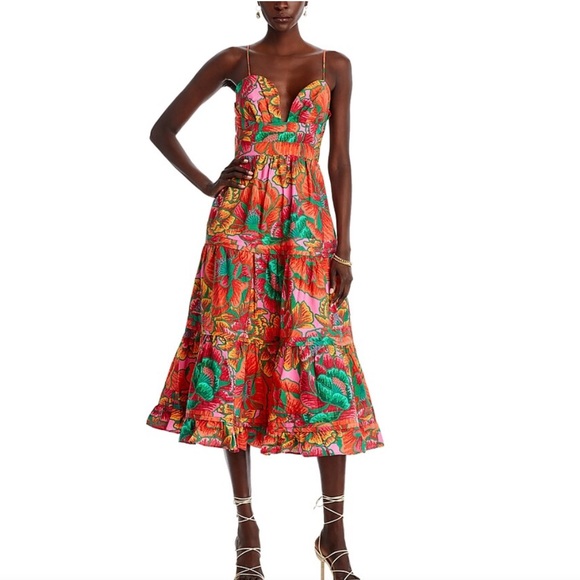FARM Rio Dresses & Skirts - Farm Rio Beaded String Dress size Large